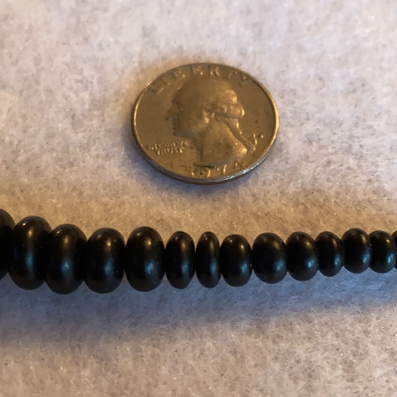 Onyx & Coral Necklace - Picture 6 of 6